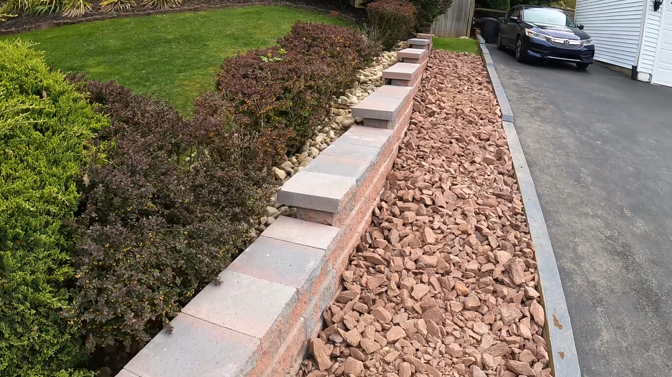 Retaining wall and concrete masonry work in West Lafayette